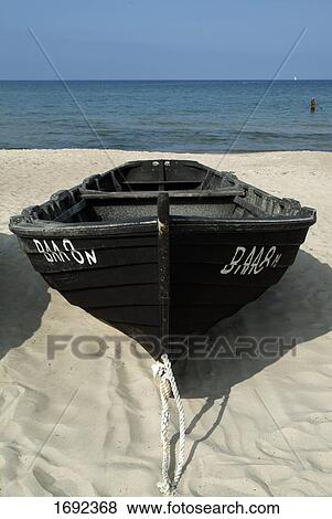 Boat on beach View Large Photo Image Stock Photo - Boat on beach . Fotosearch