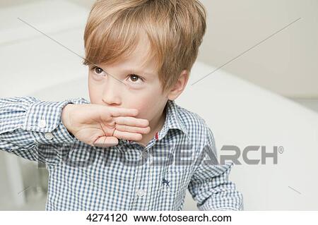 Boy with cough in medical practice View Large Photo Image Stock Image - Boy with cough in medical practice . Fotosearch