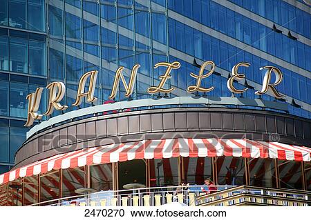 Cafe in city, Cafe Kranzler, Charlottenburg, Berlin, Germany View Large Photo Image Stock Image - Cafe in city, Cafe Kranzler, Charlottenburg, Berlin, Germany . Fotosearch