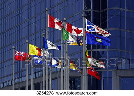 Canada‘s flags View Large Photo Image Stock Photo - Canada‘s flags . Fotosearch