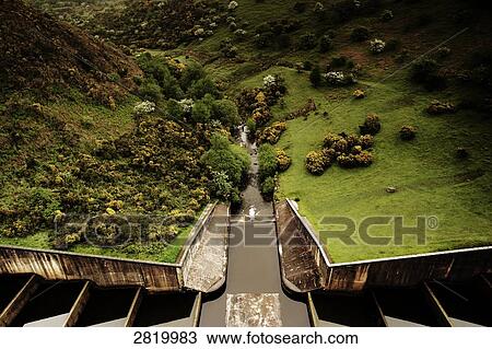 Canal viewed from dam, Dartmoor, Devon, England View Large Photo Image Stock Image - Canal viewed from dam, Dartmoor, Devon, England . Fotosearch