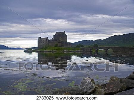 Stock Photography - Castle at riverside . Fotosearch