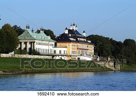 Stock Image - Church at waterfront . Fotosearch