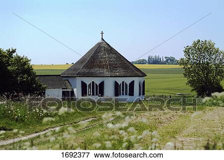 Church in field View Large Photo Image Stock Photo - Church in field . Fotosearch