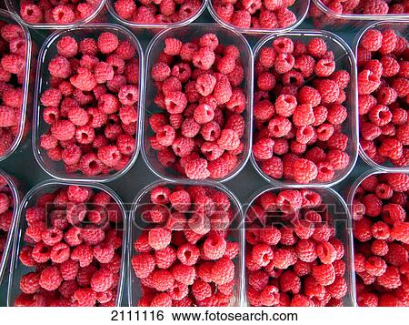Stock Photograph - Close-up of bowls of strawberries . Fotosearch