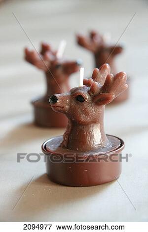 Close-up of Christmas candles View Large Photo Image Stock Photo - Close-up of Christmas candles . Fotosearch