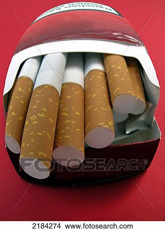Close-up of cigarettes in packet View Large Photo Image Picture - Close-up of cigarettes in packet . Fotosearch