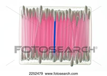 Close-up of cotton swabs in box View Large Photo Image Stock Photo - Close-up of cotton swabs in box . Fotosearch