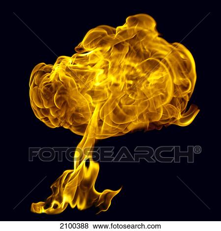 Close-up of flame against black background View Large Photo Image Stock Photo - Close-up of flame against black background . Fotosearch