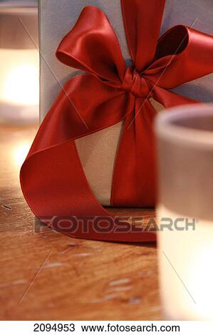 Stock Image - Close-up of gift box . Fotosearch