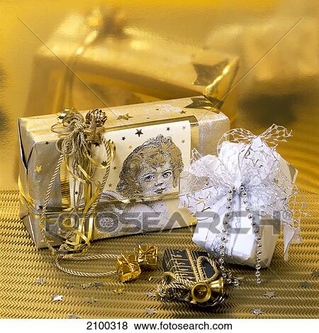 Close-up of gift boxes View Large Photo Image Stock Photo - Close-up of gift boxes . Fotosearch