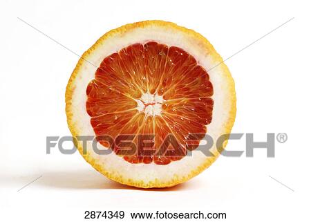 Stock Photo - Close-up of half of grapefruit . Fotosearch
