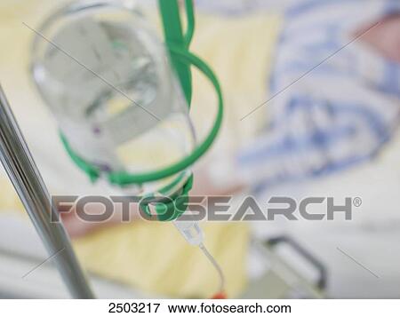 Stock Photo - Close-up of iv drip . Fotosearch