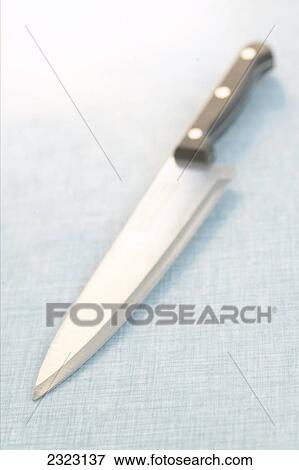 Close-up of knife View Large Photo Image Stock Photo - Close-up of knife . Fotosearch