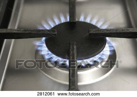 Close-up of lit stove View Large Photo Image Stock Image - Close-up of lit stove . Fotosearch