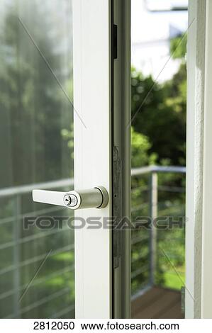 Close-up of open door View Large Photo Image Stock Image - Close-up of open door . Fotosearch