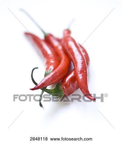 Close-up of red chili peppers View Large Photo Image Stock Photo - Close-up of red chili peppers . Fotosearch