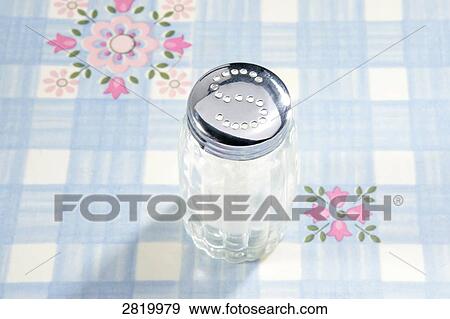Close-up of salt shaker View Large Photo Image Stock Photo - Close-up of salt shaker . Fotosearch