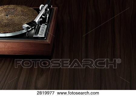 Stock Photo - Close-up of turntable . Fotosearch