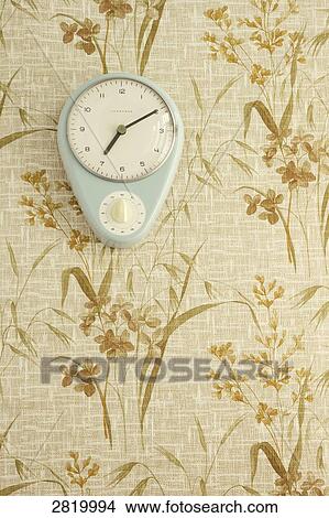 Picture - Close-up of wall with timer . Fotosearch