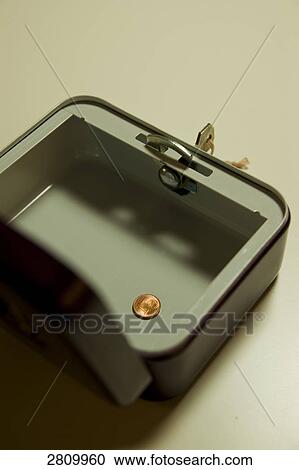 Stock Image - Coin in box . Fotosearch