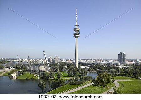 Communication tower in city View Large Photo Image Stock Image - Communication tower in city . Fotosearch