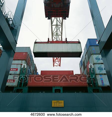 Container harbour View Large Photo Image Stock Image - Container harbour . Fotosearch