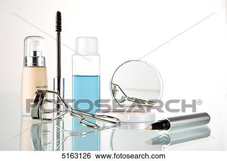 Cosmetic utensils View Large Photo Image Stock Photograph - Cosmetic utensils . Fotosearch