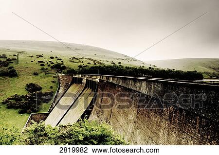 Dam on river, Meldon dam, Dartmoor, Devon View Large Photo Image Stock Image - Dam on river, Meldon dam, Dartmoor, Devon . Fotosearch
