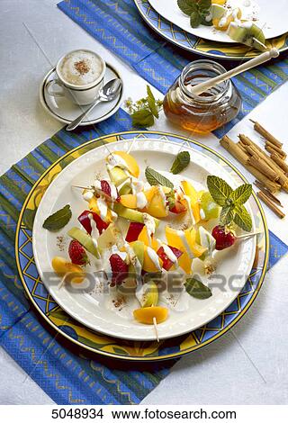 dessert with fruits View Large Photo Image Picture - dessert with fruits . Fotosearch