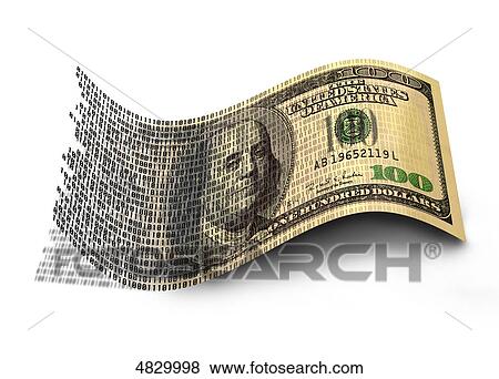 Digital money transfer View Large Photo Image Stock Photo - Digital money transfer . Fotosearch