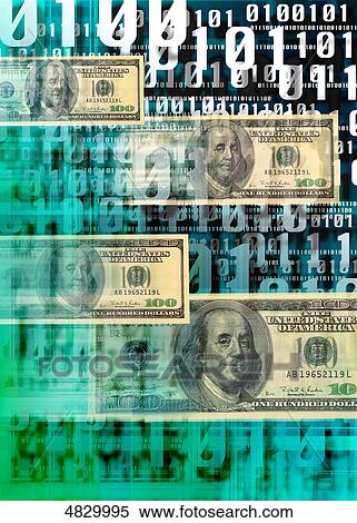 Digital money transfer View Large Photo Image Stock Photography - Digital money transfer . Fotosearch