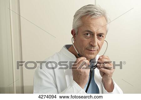 Doctor with stethoscope View Large Photo Image Picture - Doctor with stethoscope . Fotosearch