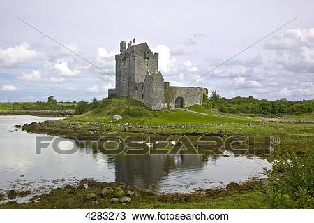 Stock Image - Dunguaire Castle, Ireland . Fotosearch