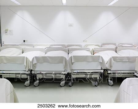 Empty beds in hospital View Large Photo Image Stock Image - Empty beds in hospital . Fotosearch