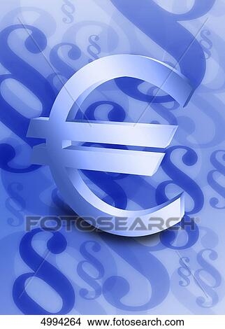 Picture - Euro and law . Fotosearch