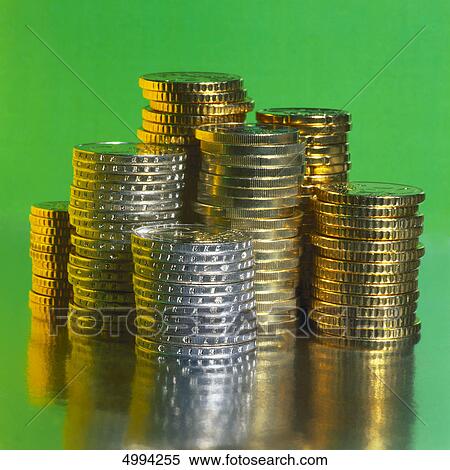 Stock Photography - European coins . Fotosearch