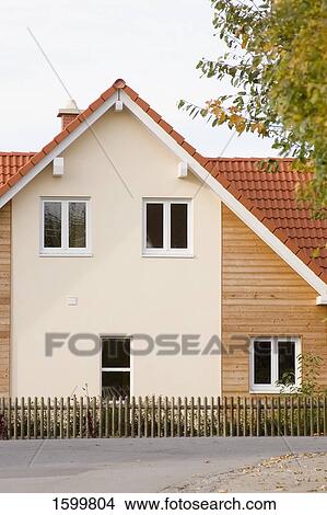 Facade of house View Large Photo Image Picture - Facade of house . Fotosearch