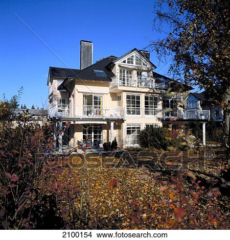 Facade of house View Large Photo Image Picture - Facade of house . Fotosearch