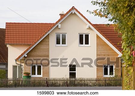 Facade of house View Large Photo Image Stock Image - Facade of house . Fotosearch