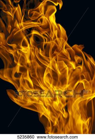 Stock Image - Fire . Fotosearch