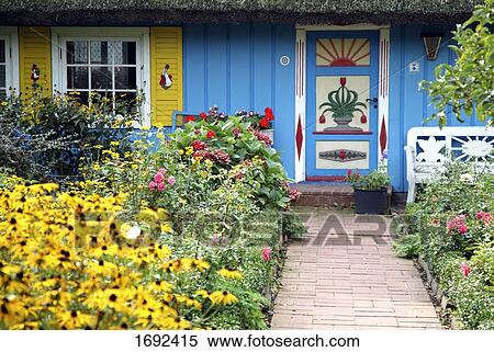 Flowers blooming in garden View Large Photo Image Stock Photography - Flowers blooming in garden . Fotosearch