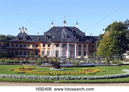 Garden in front of building View Large Photo Image Stock Photograph - Garden in front of building . Fotosearch