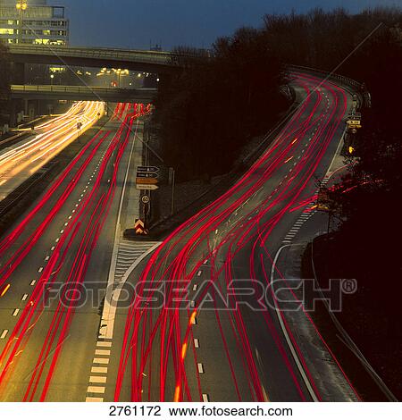 High angle view of traffic on highway View Large Photo Image Stock Image - High angle view of traffic on highway . Fotosearch