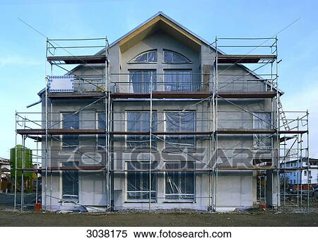 Stock Photography - House under construction . Fotosearch