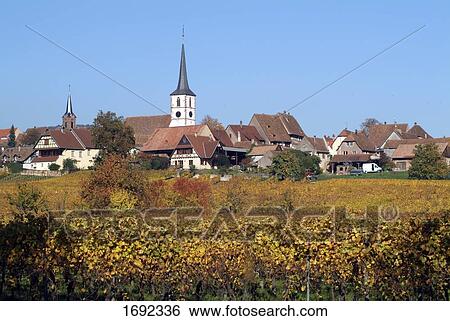 Stock Photograph - Houses in town . Fotosearch