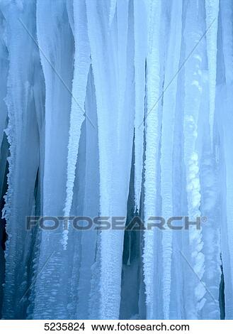 Picture - Ice formations . Fotosearch