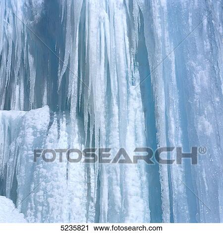 Stock Image - Ice formations . Fotosearch