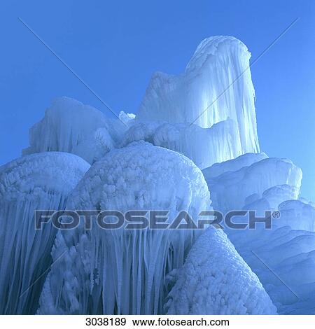 Ice formations View Large Photo Image Stock Photo - Ice formations . Fotosearch