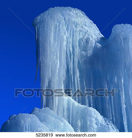 Stock Photo - Ice formations . Fotosearch